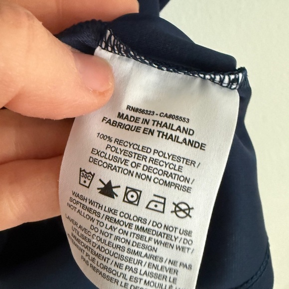 Nike Men's Dark Blue Dri-Fit Polo Shirt - Picture 5 of 5